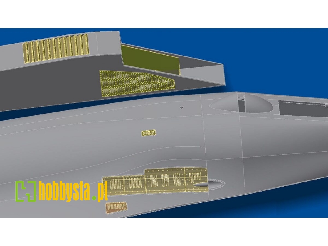 Sukhoi Su-27 Flanker B - Air Intake Grilles (Designed To Be Used With Academy Kits) - zdjęcie 1