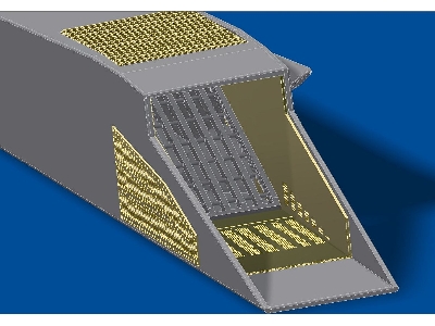 Sukhoi Su-27 Flanker B - Air Intake Grilles (Designed To Be Used With Academy Kits) - zdjęcie 4