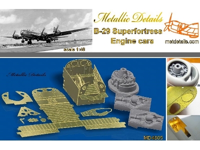 Boeing B-29 A Superfortress - Engine Cars (Designed To Be Used With Monogram And Revell Kits) - zdjęcie 1