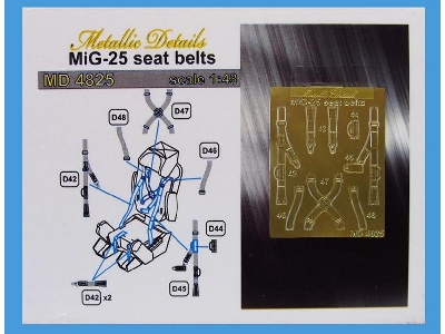 Mikoyan Mig-25 Rbt / Rb / Pd / Rbf Seatbelts (Designed To Be Used With Icm Kits) - zdjęcie 1