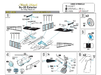 Sukhoi Su-35 Flanker-e Exterior (Designed To Be Used With Kitty Hawk Model Kits) - zdjęcie 9