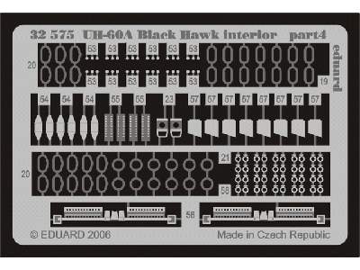  UH-60A interior 1/35 - Academy Minicraft - blaszki - zdjęcie 5