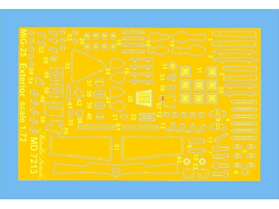 Mikoyan Mig-25 Rbt / Rbf / Bm Exterior (Designed To Be Used With Icm Kits) - zdjęcie 1