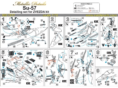 Sukhoi Su-57 Frazor (Felon) (Designed Top Be Used With Zvezda Kits) - zdjęcie 8