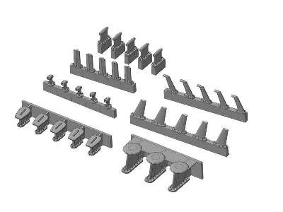 Lockheed C-141a Exterior Detail Set (Designed To Be Used With C-141a Anigrand Craftswork Kits) - zdjęcie 3