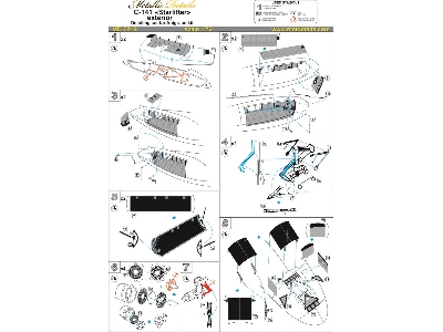 Lockheed C-141a Exterior Detail Set (Designed To Be Used With C-141a Anigrand Craftswork Kits) - zdjęcie 4