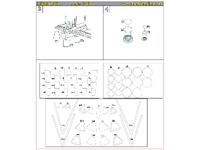 Boeing B-29 Superfortress Masks (Designed To Be Used With Monogram And Revell Kits) - zdjęcie 2