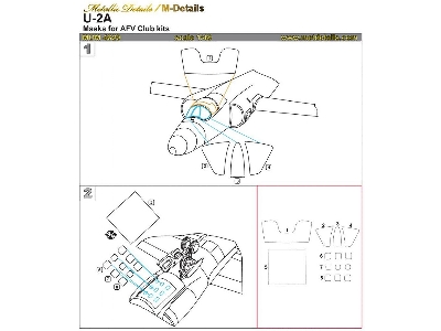 Lockheed U-2 A Masks (Designed To Be Used With Afv Club Kits) - zdjęcie 1