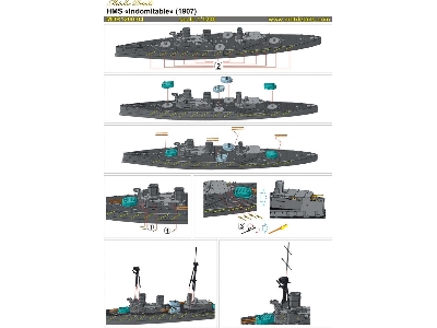 Brtiish Battlecruiser Hms Indomitable - zdjęcie 4