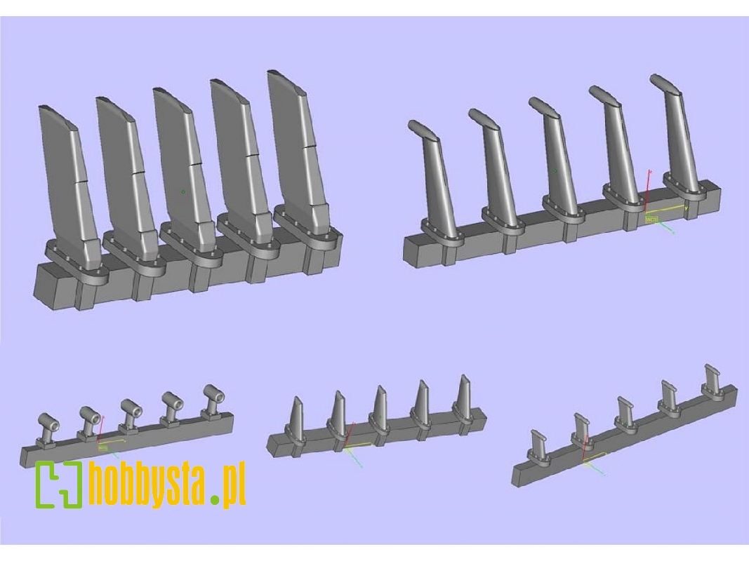 Antennas And Sensors Of Soviet Civil Aviation (25 Pcs) - zdjęcie 1