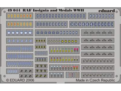  RAF Insignia and Medals WWII 1/48 - blaszki - zdjęcie 1