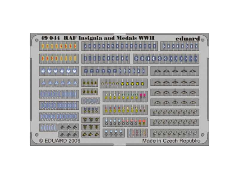  RAF Insignia and Medals WWII 1/48 - blaszki - zdjęcie 1