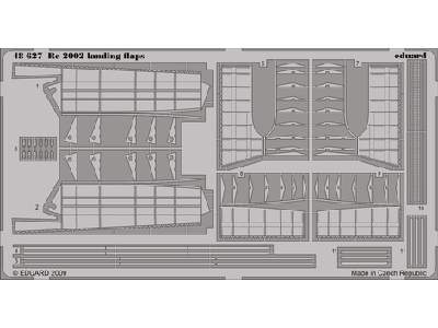  Re 2002 landing flaps 1/48 - Italeri - blaszki - zdjęcie 1