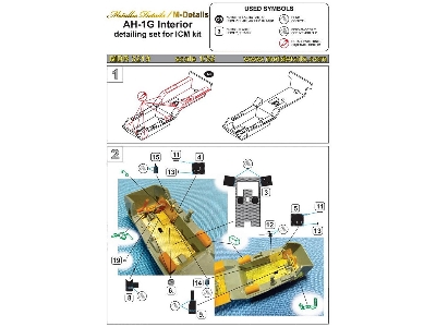 Bell Ah-1g Cobra Interior (Designed To Be Used With Icm Kits) - zdjęcie 4