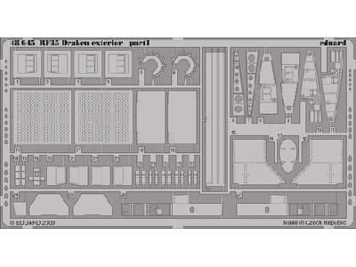  RF-35 Draken exterior 1/48 - Hasegawa - blaszki - zdjęcie 1