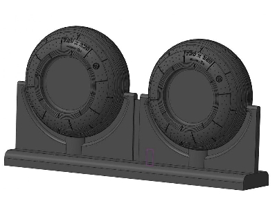 Mil Mi-24/Mi-35 Helicopter Wheels Set (Designed To Be Used With Trumpeter Kits) - zdjęcie 3