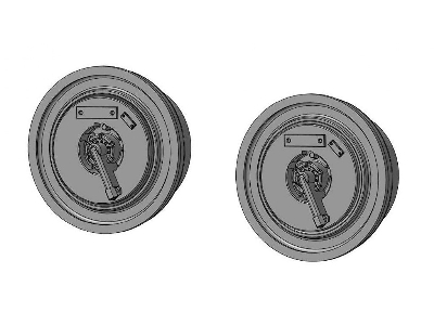 Mil Mi-24/Mi-35 Helicopter Wheels Set (Designed To Be Used With Trumpeter Kits) - zdjęcie 4