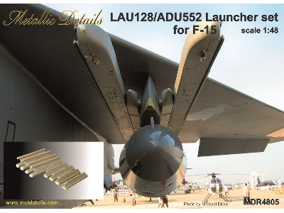 Lau-128/Adu-552 Launcher Set For Mcdonnell F-15 Eagle (Designed To Be Used With Academy And Tamiya Kits) - zdjęcie 1