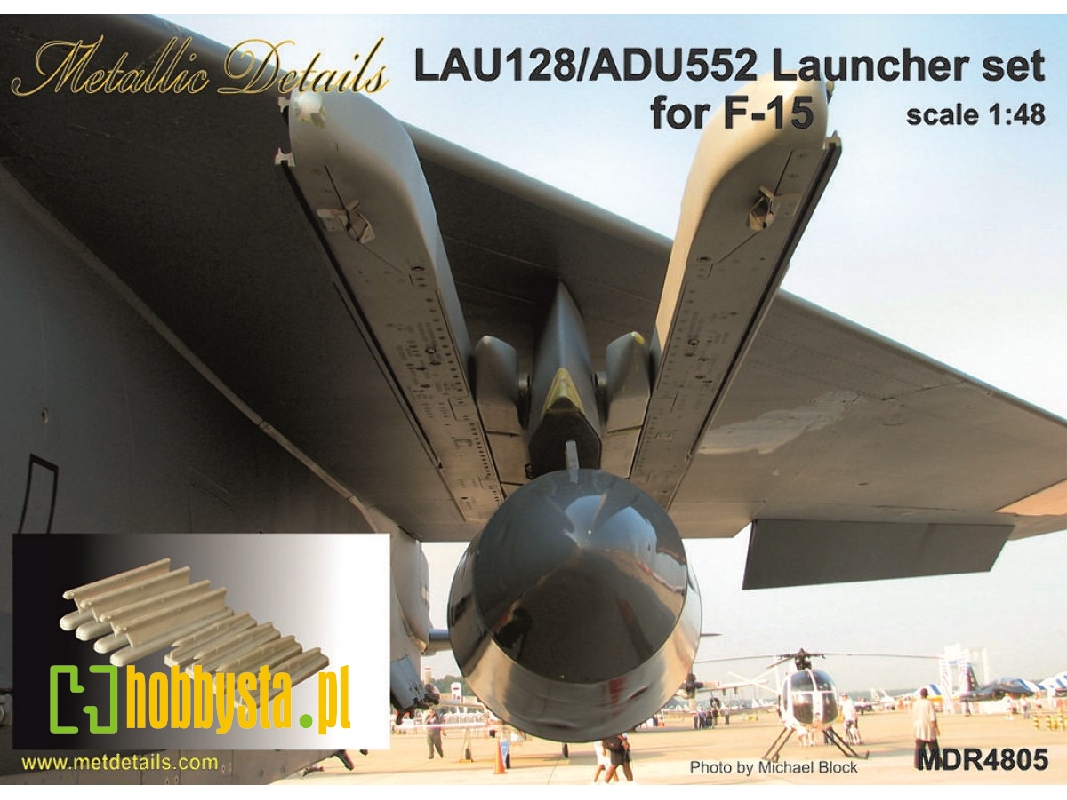 Lau-128/Adu-552 Launcher Set For Mcdonnell F-15 Eagle (Designed To Be Used With Academy And Tamiya Kits) - zdjęcie 1 Lau-128/Adu-552 Launcher Set For Mcdonnell F-15 Eagle (Designed To Be Used With Academy And Tamiya Kits) - zdjęcie 1
