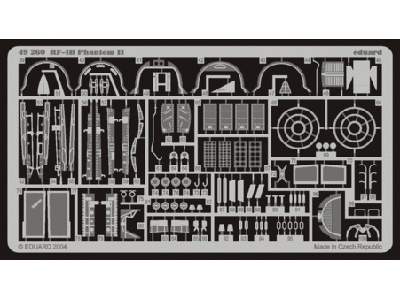  RF-4B 1/48 - Hasegawa - blaszki - zdjęcie 1