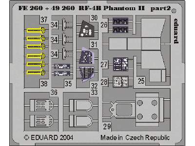  RF-4B 1/48 - Hasegawa - blaszki - zdjęcie 4