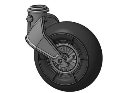 Messerschmitt Bf-109 F/G Tail Wheel - zdjęcie 1