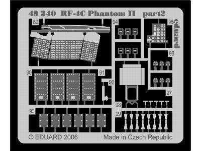  RF-4C 1/48 - Hasegawa - blaszki - zdjęcie 3