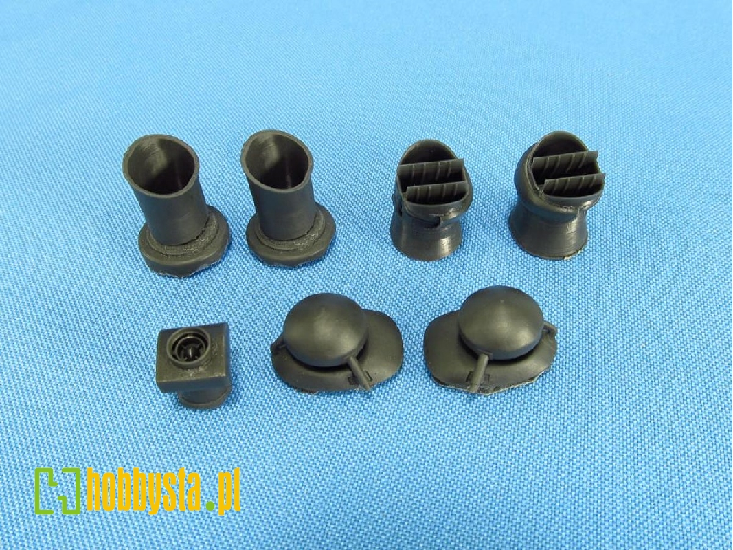 Kamov Ka-50 'hokum' Air Intakes And Exhaust Pipes (Designed To Be Used With Italeri And Revell Kit) - zdjęcie 1 Kamov Ka-50 'hokum' Air Intakes And Exhaust Pipes (Designed To Be Used With Italeri And Revell Kit) - zdjęcie 1