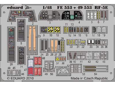  RF-5E S. A. 1/48 - Afv Club - blaszki - zdjęcie 2