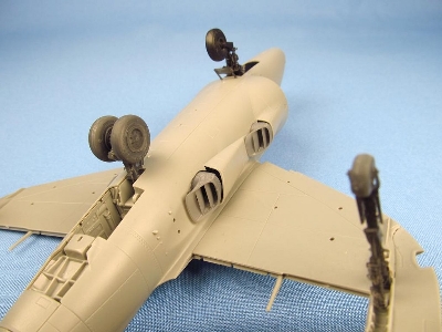 Bae Harrier Gr.1/Gr.3 Landing Gears With Wheels (Designed To Be Used With Kinetic Model Kits) - zdjęcie 10