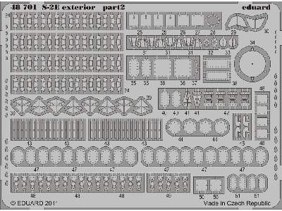  S-2E exterior 1/48 - Kinetic - blaszki - zdjęcie 3