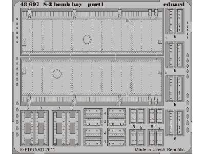  S-3 bomb bay 1/48 - Italeri - blaszki - zdjęcie 2