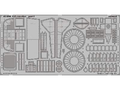  S-3 exterior 1/48 - Italeri - blaszki - zdjęcie 2