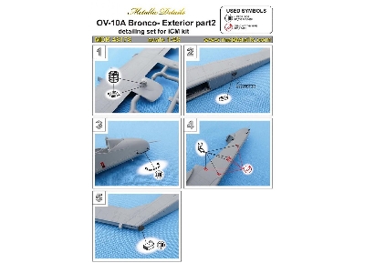 North American/Rockwell Ov-10 Bronco - Exterior Part 2 (Designed To Be Used With Icm Kits) - zdjęcie 5