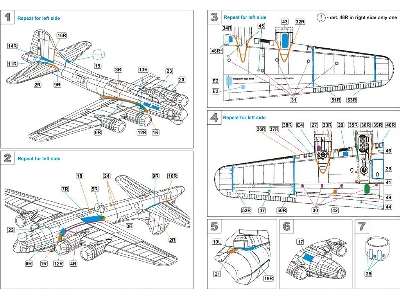 Boeing B-17 G Flying Fortress - Exterior Part 2 (For Monogram Kits) - zdjęcie 2