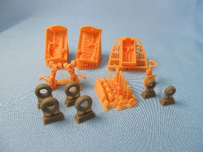 Bell Mv-22 Osprey - Landing Gears Set (Designed To Be Used With Hobby Boss Kits) - zdjęcie 1