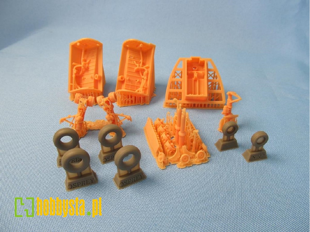 Bell Mv-22 Osprey - Landing Gears Set (Designed To Be Used With Hobby Boss Kits) - zdjęcie 1