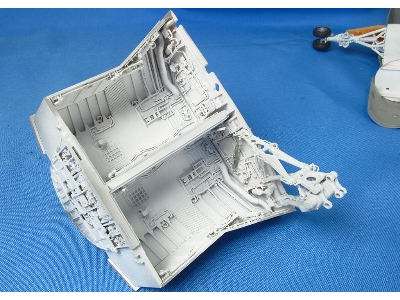 Rockwell B-1 B Lancer - Landing Gears Set With Wheels Bay (For Revell Kits) - zdjęcie 3