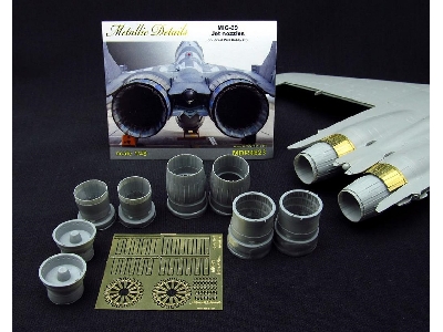 Mikoyan Mig-29 9-13/Smt/As Fulcrum - Jet Nozzles (For Great Wall Hobby Kits) - zdjęcie 1