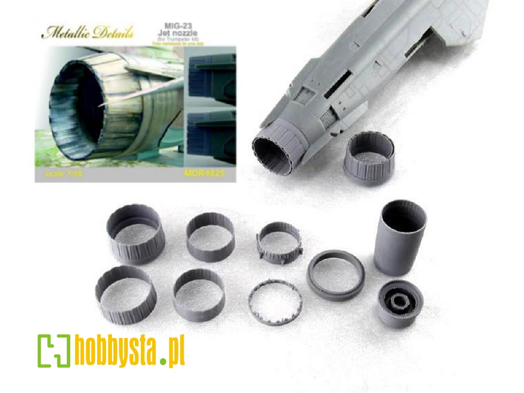 Mikoyan Mig-23 M/Mf/Ml/Mld/Bn - Jet Nozzle (Designed To Be Used With Trumpeter Kits) - zdjęcie 1 Mikoyan Mig-23 M/Mf/Ml/Mld/Bn - Jet Nozzle (Designed To Be Used With Trumpeter Kits) - zdjęcie 1