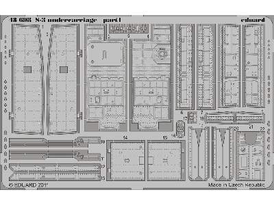  S-3 undercarriage 1/48 - Italeri - blaszki - zdjęcie 2