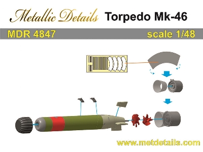 Us Torpedoes Mk.46 In Version For Aircraft (2 Pcs) - zdjęcie 4