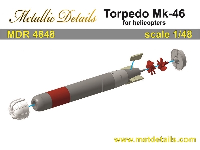 Us Torpedoes Mk.46 In Version For Helicopters (2 Pcs) - zdjęcie 3