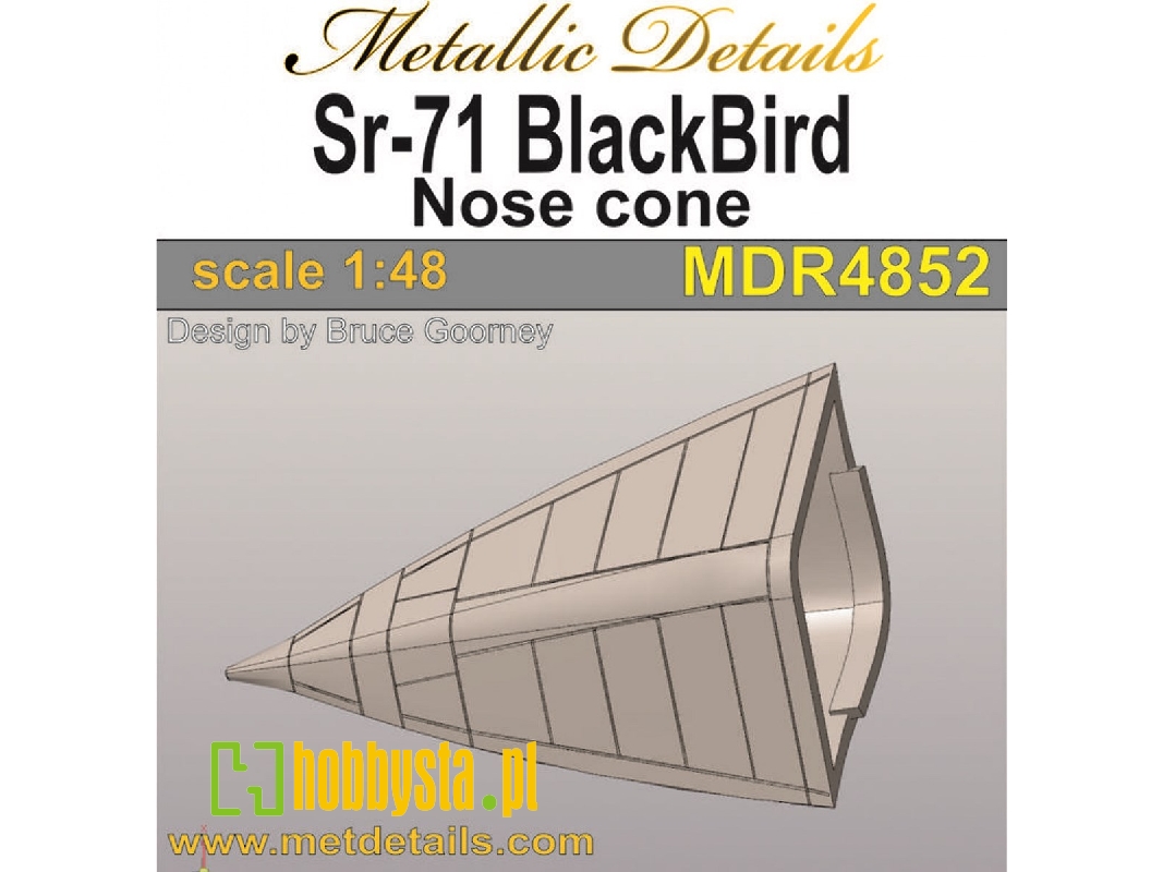 Lockheed Sr-71 Blackbird - Nose Cone (Designed To Be Used With Italeri Kits) - zdjęcie 1 Lockheed Sr-71 Blackbird - Nose Cone (Designed To Be Used With Italeri Kits) - zdjęcie 1