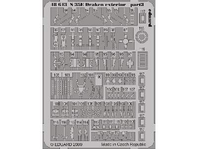  S 35E Draken exterior 1/48 - Hasegawa - blaszki - zdjęcie 4