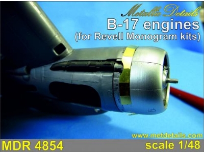 Boeing B-17 F/G Flying Fortress - Engines (Designed To Be Used With Monogram And Revell Kits) - zdjęcie 1