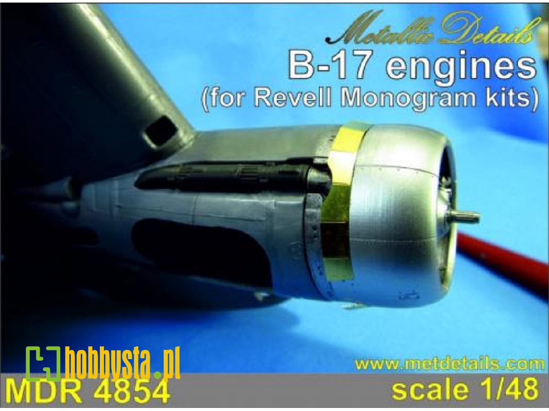 Boeing B-17 F/G Flying Fortress - Engines (Designed To Be Used With Monogram And Revell Kits) - zdjęcie 1 Boeing B-17 F/G Flying Fortress - Engines (Designed To Be Used With Monogram And Revell Kits) - zdjęcie 1