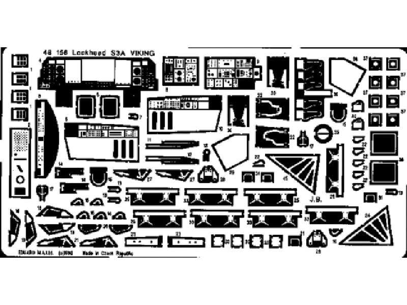 S-3B 1/48 - Amt/Ertl - blaszki - zdjęcie 1 S-3B 1/48 - Amt/Ertl - blaszki - zdjęcie 1