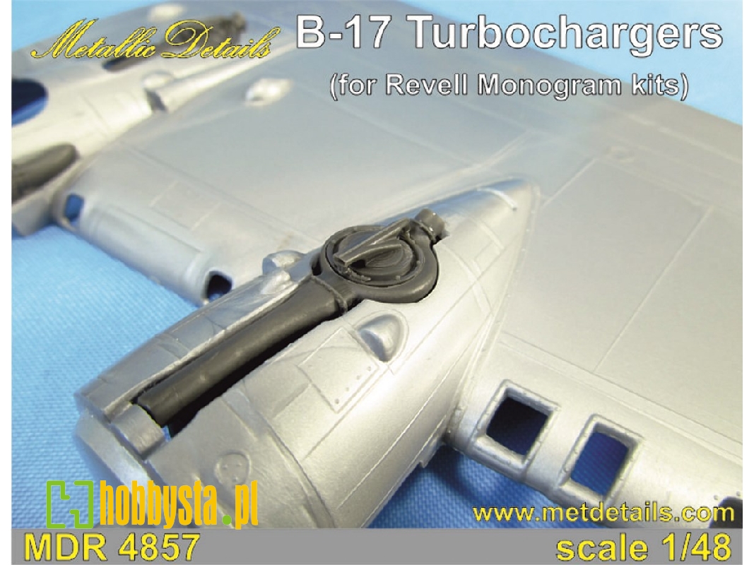 Boeing B-17 F/G Flying Fortress - Turbo-chargers (Designed To Be Used With Monogram And Revell Kits) - zdjęcie 1 Boeing B-17 F/G Flying Fortress - Turbo-chargers (Designed To Be Used With Monogram And Revell Kits) - zdjęcie 1