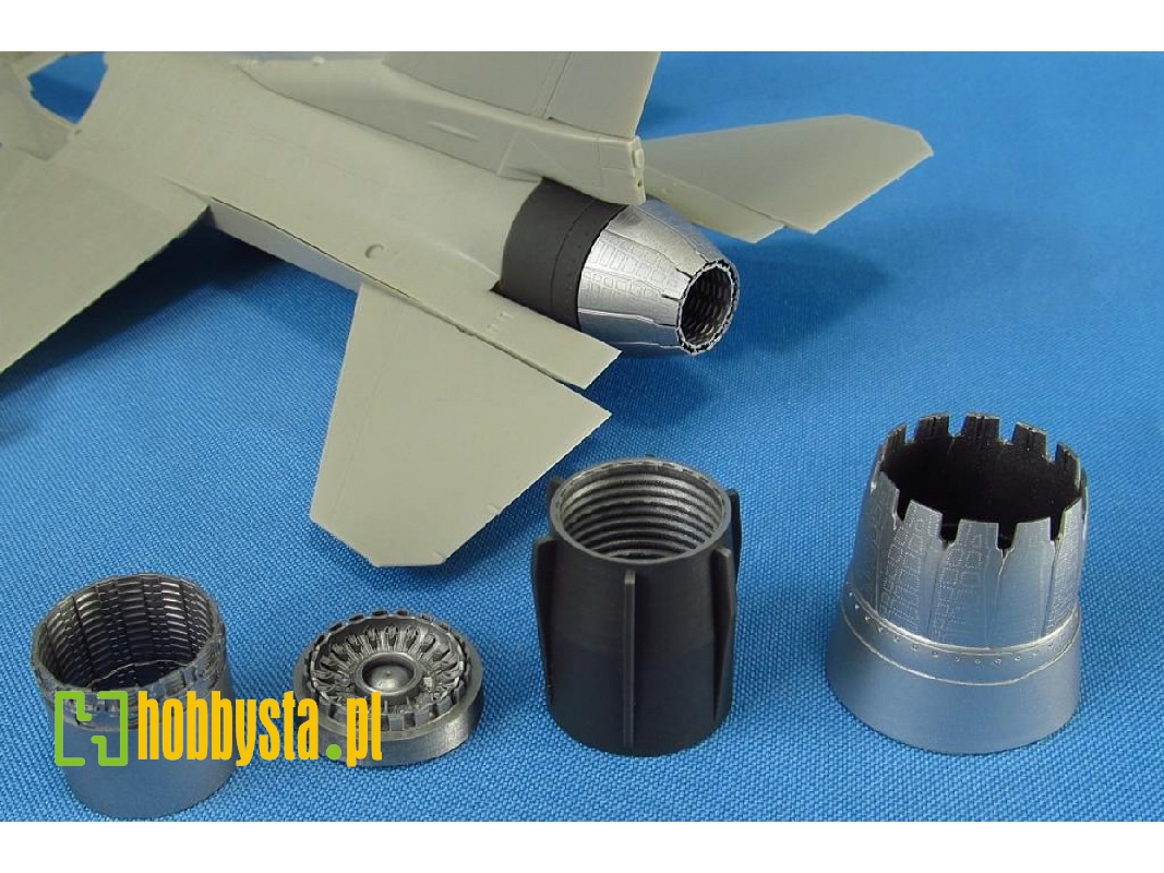 Lockheed-martin F-16 C - Opened Jet Nozzle For Engine F110 (Designed To Be Used With Tamiya Kits) - zdjęcie 1